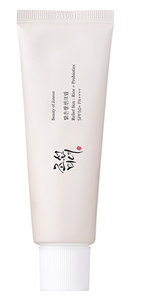 Beauty of Joseon Relief Sun : Rice + Probiotics | Écran Solaire Coréen SPF50+ | Soin Hydratant