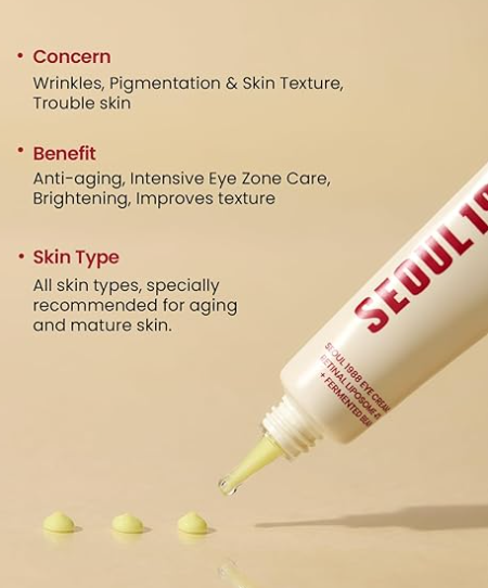 Seoul1988 Retinal Eye Cream | Soin Regard Anti-Âge Rétinal | Rides, Cernes & Fermeté