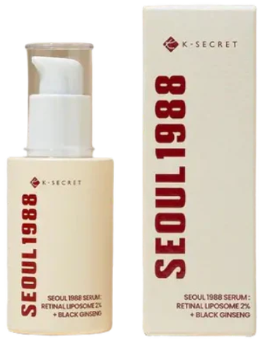 Seoul1988 Retinal & Ginseng Rejuvenating Serum | Sérum Anti-Âge Rétinal & Ginseng | Rides