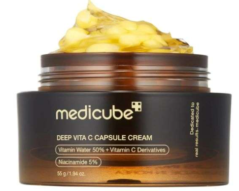 Medicube Vitamin C Capsule Serum | Sérum Vitamine C Pure 20% | Anti-Taches & Éclat Immédiat