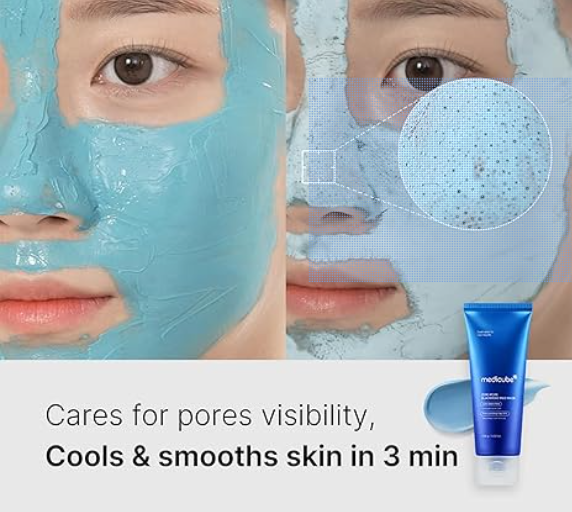 Medicube Zero Pore Mud Mask | Masque Argile Purifiant 2-en-1 | Pores & Points Noirs