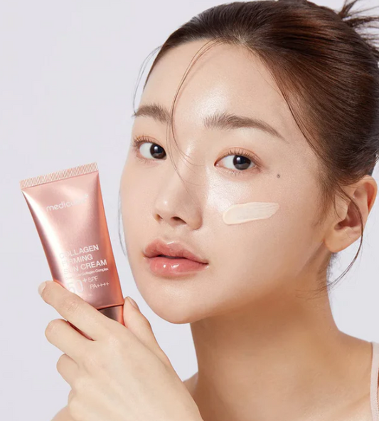 Medicube Collagen Sunscreen | Écran Solaire SPF50+ PA++++ Repulpant | Hydratation & Anti-Âge