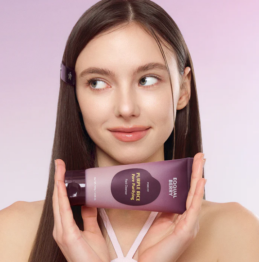Eqqualberry Purple Rice Pore Cleanser | Nettoyant Doux Riz Pourpre |