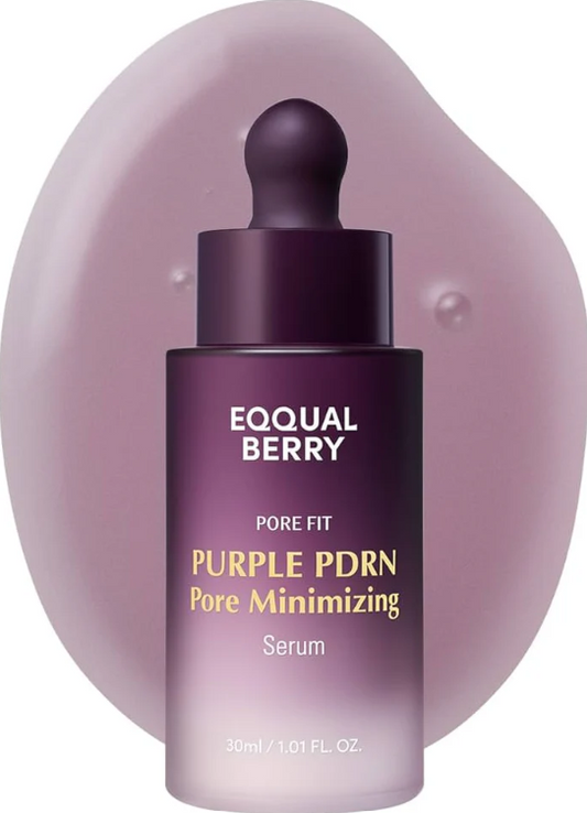 Eqqualberry Purple PDRN Pore Serum | Sérum Régénérant Riz Pourpre & PDRN | Peaux avec Pores