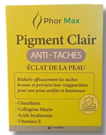 Phor Max Pigment Clair – Anti-Taches & Éclat de la Peau (60 gélules)