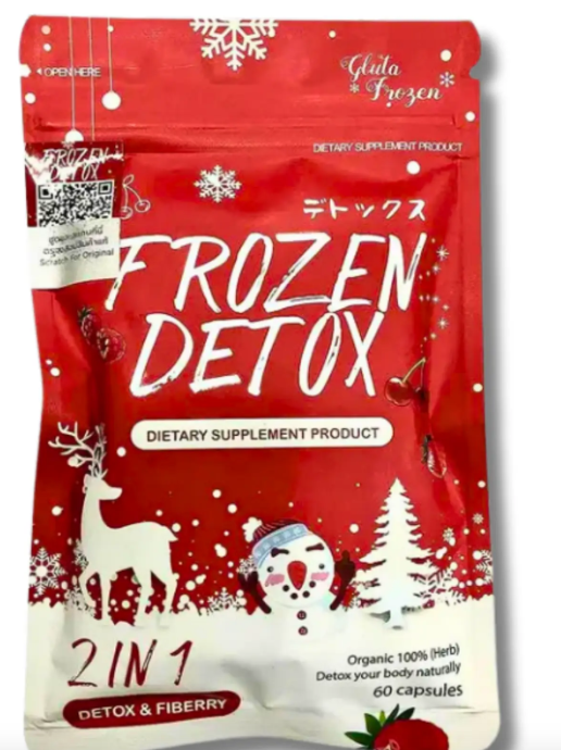 Frozen Detox 2 en 1 – Gélules Minceur & Détox Naturelle (60 capsules)
