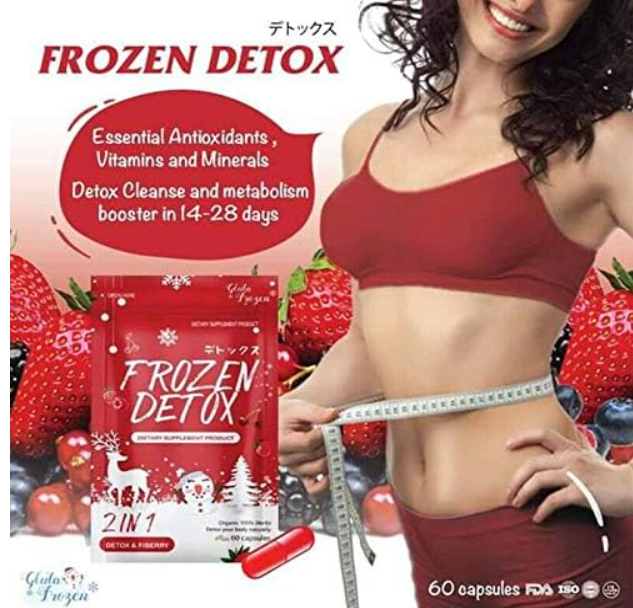 Frozen Detox 2 en 1 – Gélules Minceur & Détox Naturelle (60 capsules)