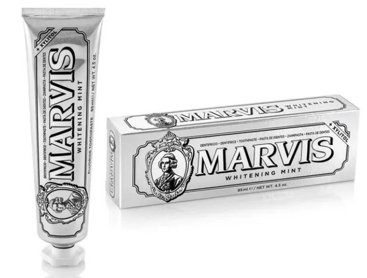 Dentifrice Blanchissant Marvis Whitening Mint avec Xylitol
