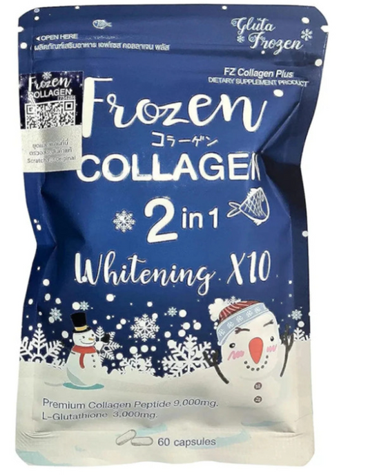 Frozen Collagen 2 in 1 Whitening X10 – 60 Capsules