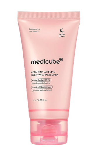 Medicube – PDRN Pink Caffeine Night Wrapping Mask (75 ml)