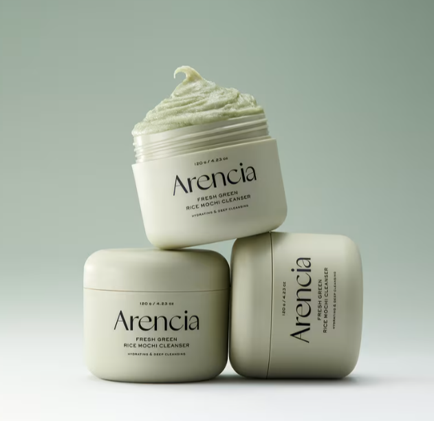 Arencia Fresh Green Rice Mochi Cleanser 120 g – Nettoyant Visage au Riz Vert