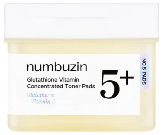PADS Tonique Glutathione & Vitamine C – Anti-Taches Numbuzin No.5