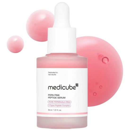 Medicube PDRN Pink Peptide Serum | Sérum Régénérant Peaux Sensibles | Anti-Rougeurs