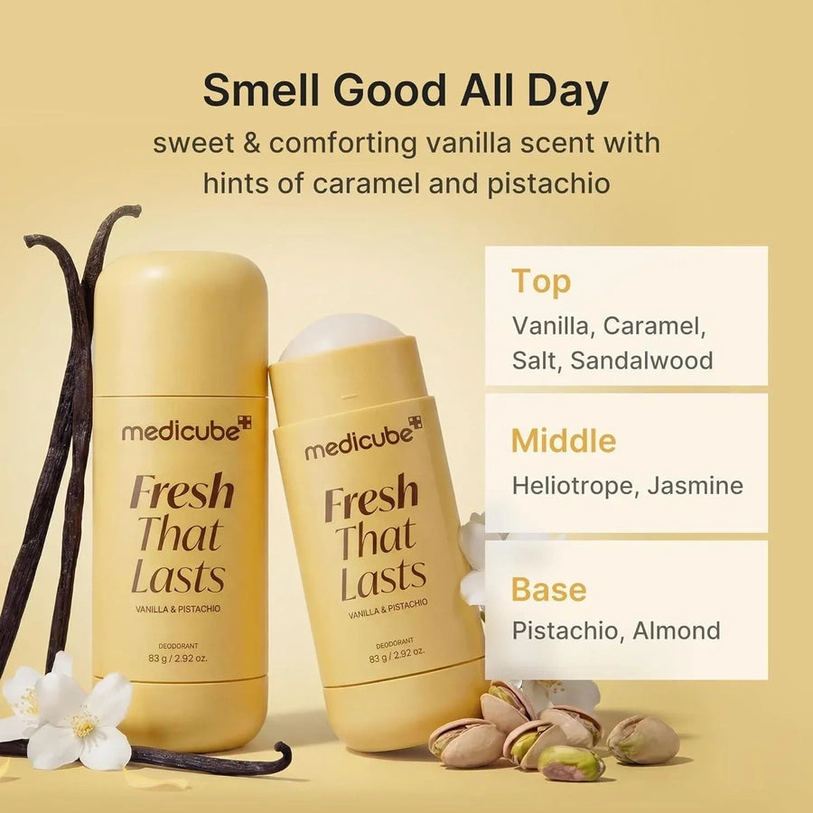 Medicube Fresh That Lasts – Déodorant Stick Vanille & Pistache 83 g