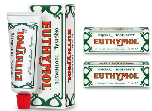 Dentifrice Euthymol | Soin Bucco-Dentaire Classique | Anti-Plaque & Haleine Fraîche
