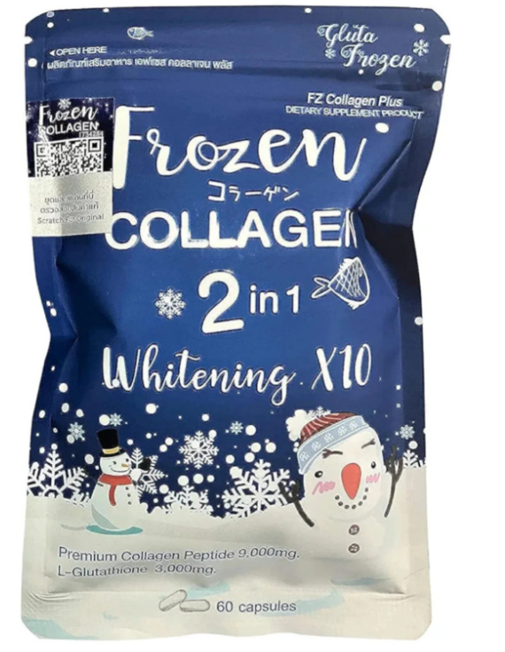 Frozen Collagen 2 in 1 Whitening X10 – 60 Capsules