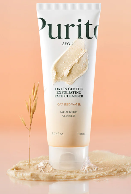 Purito Oat-In Gentle Exfoliating Face Cleanser – Nettoyant Exfoliant Doux à l’Avoine (150ml)