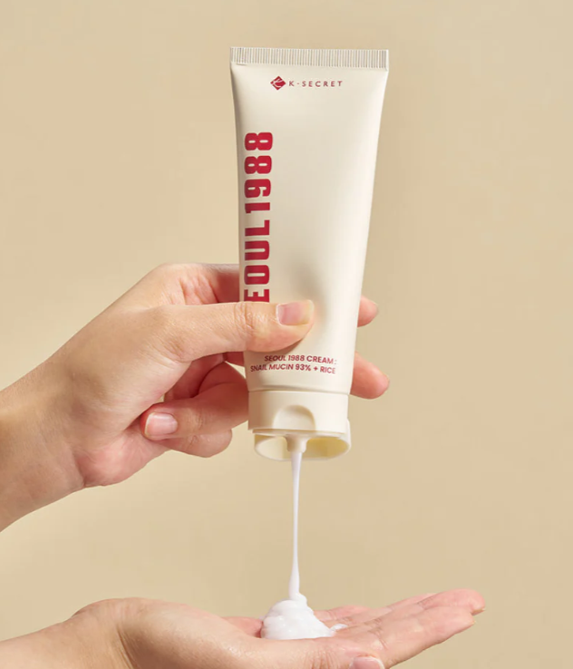 K-SECRET Seoul 1988 Cream – Snail Mucin 93% + Rice (Crème Hydratante & Réparatrice)