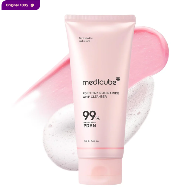 Medicube PDRN Pink Niacinamide Whip Cleanser