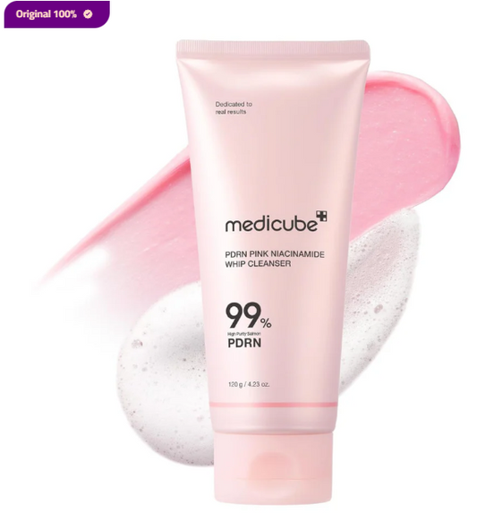 Medicube PDRN Pink Niacinamide Whip Cleanser
