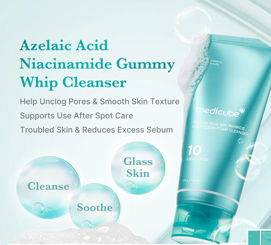 Medicube Azelaic Acid Niacinamide Deep Clean Foam Cleanser