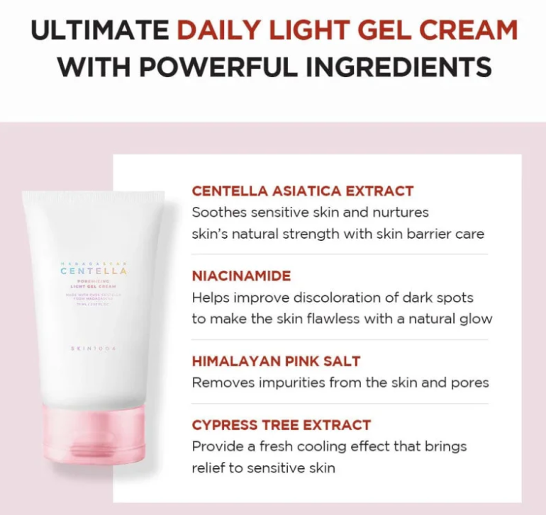 SKIN1004 Madagascar Centella Poremizing Light Gel Cream