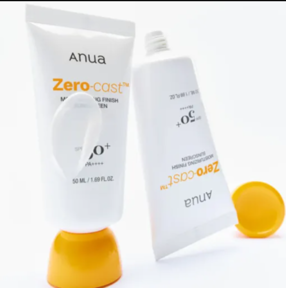 Anua Zero-cast™ — Crème solaire hydratante