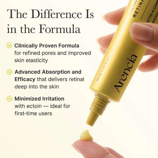 Arencia Retinal Booster Shot – Soin Anti-Âge au Rétinal & Caféine