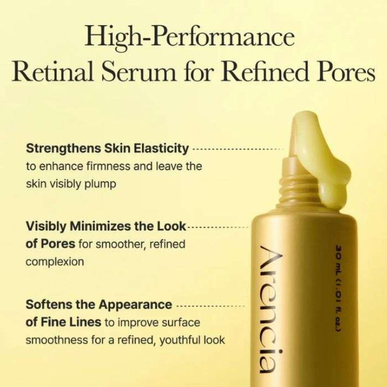 Arencia Retinal Booster Shot – Soin Anti-Âge au Rétinal & Caféine