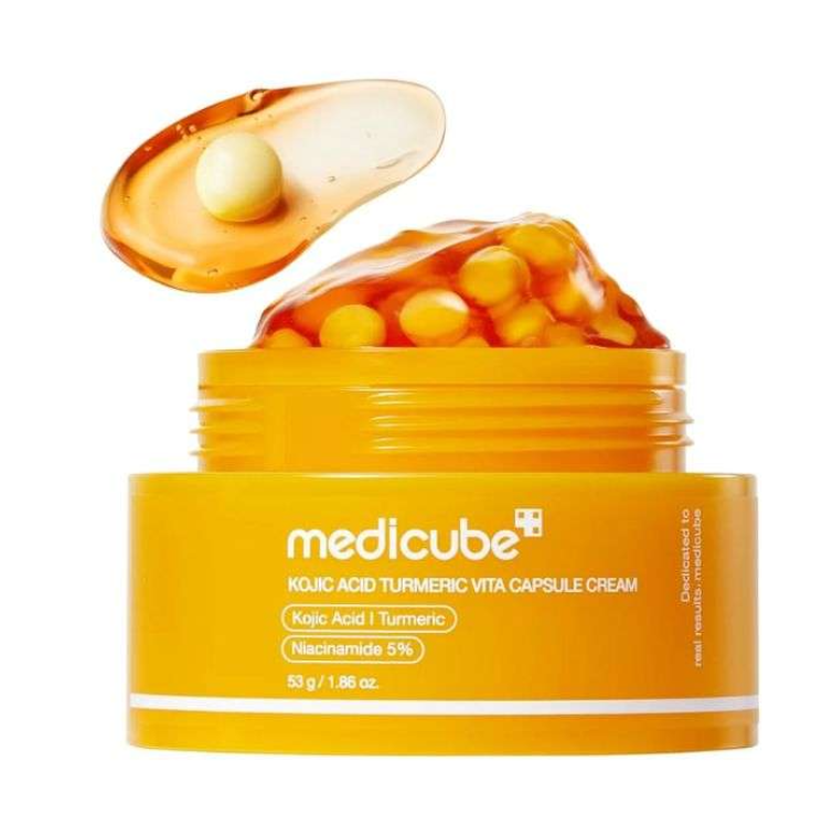Crème Capsule Kojic Acid & Curcuma – Éclat Anti-Taches Vita C Medicube
