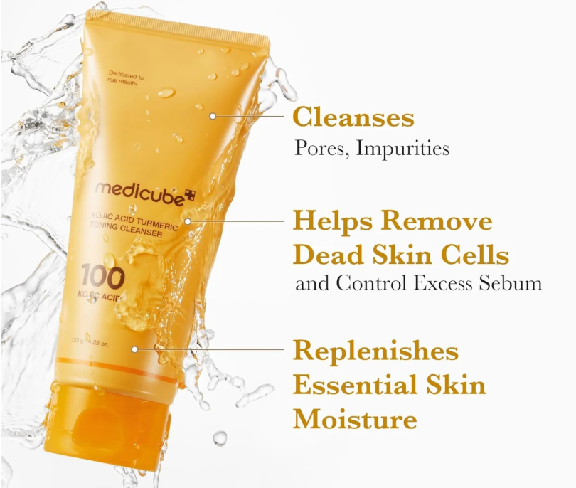 Nettoyant Moussant Kojic Acid & Curcuma – Éclat Anti-Taches Medicube