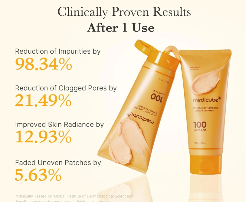 Nettoyant Moussant Kojic Acid & Curcuma – Éclat Anti-Taches Medicube