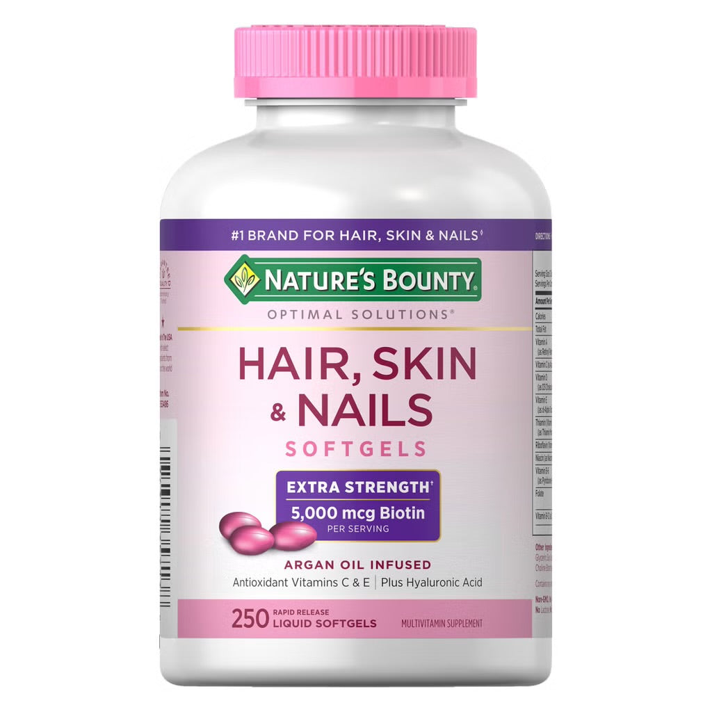 Nature’s Bounty Hair, Skin & Nails Extra Strength – 5000 mcg Biotine